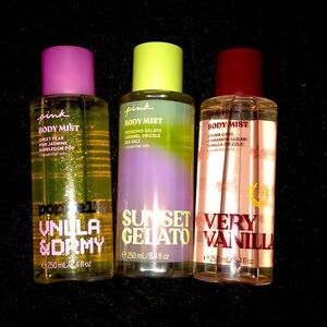 Victoria’s Secret Pink pop jelly vanilla & dreamy - very vanilla & sunse…